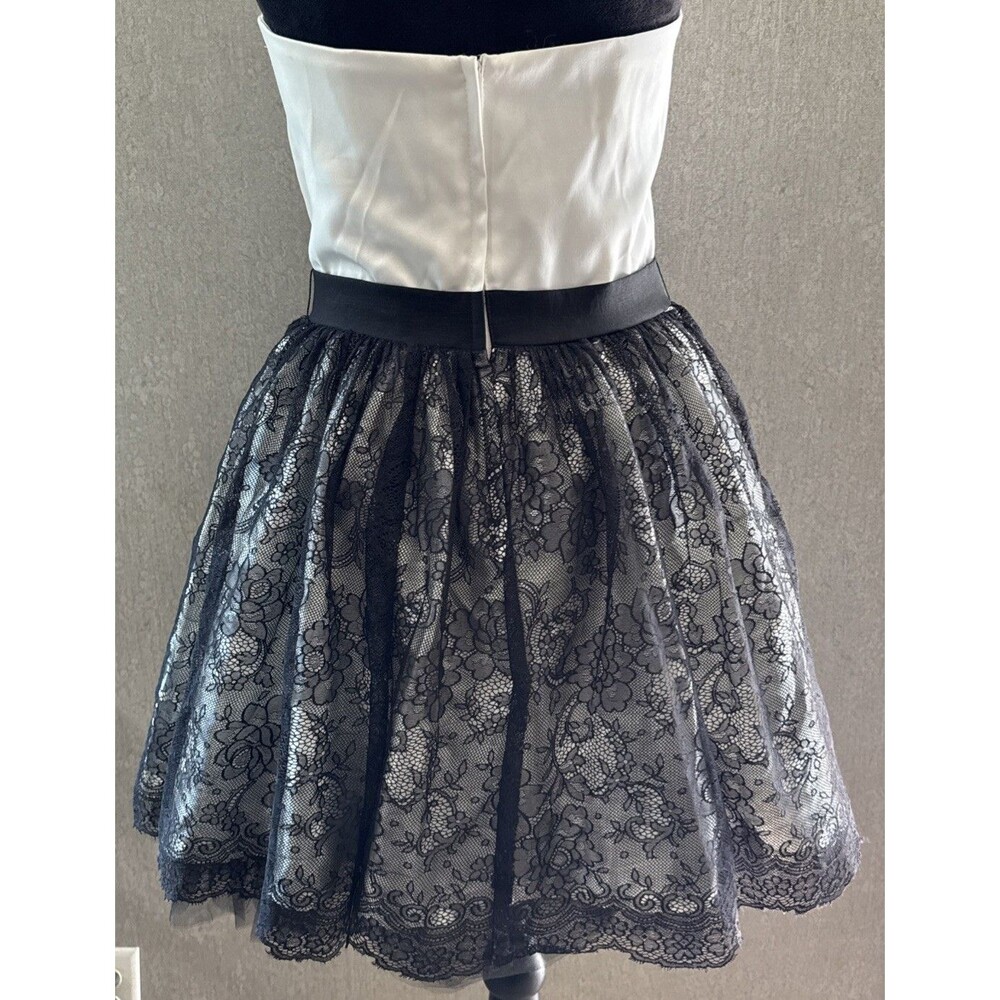 Vintage 80s 90s Jessica McClintock Gunne Sax Dress Size 9 Strapless Prom Party - Picture 7 of 10